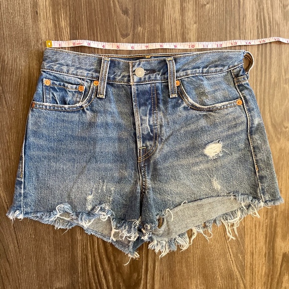 Levi's Blue Denim Size 25 Shorts - Picture 6 of 6